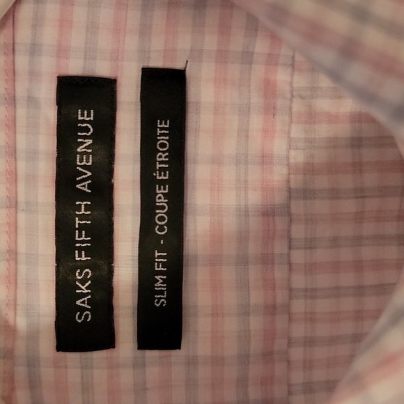 Saks Fifth Avenue Mens Shirt - Picture 2 of 6